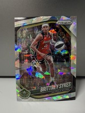 2025 Panini Prizm WNBA Brittney Sykes Cracked Ice Prizm (#121) Seattle Storm