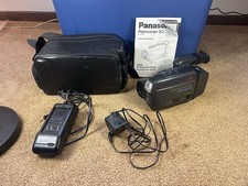 Panasonic Palmcorder IQ PV-IQ325 VHS-C Camcorder 14x Zoom 1995 Untested W/ Case
