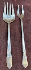 1847 Rogers Bros IS.  Two Serving Forks