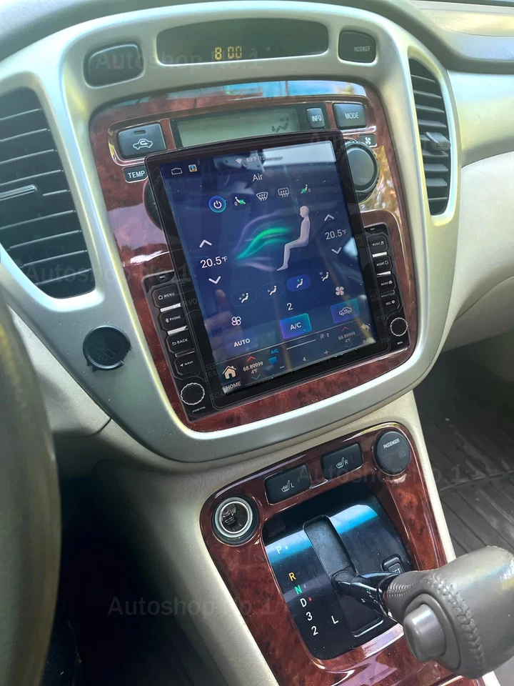 For Toyota Highlander 2001-2007 Wireless Carplay Car Stereo Radio GPS Android 13 Foto 2 de 4