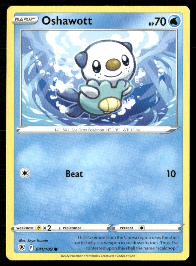 2022 Sword & Shield - Astral Radiance Oshawott Basic/Common #41