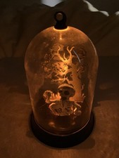 Halloween Decoration Skeleton In Dome LED Flickering Light Battery Operated UK