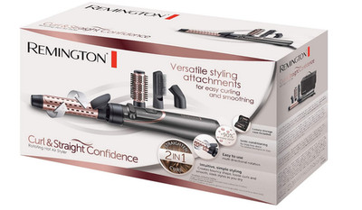 Remington Ionic Blower Brush [4in1: Straightening, Curls, Waves, Volume] AS8606