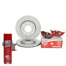 Bremsscheiben + Bremsbeläge + Bremsenreiniger hinten für AUDI A2 (8Z0)
