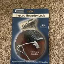 Tech Universe Laptop Security Lock with 6.5 ft Steel Cable