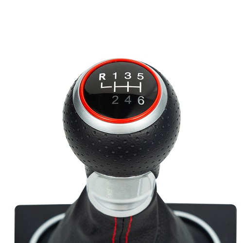 6 Speed Gear Shift Knob Stick Gaiter Boot Cover For VW Golf 5 6 /Jetta MK5 MK6 - Picture 2 of 10