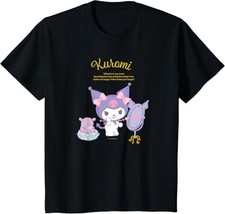Sanrio Kuromi T-shirt, Kids, Black, Happiness My Room, Limited Edition, K0001