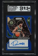 2023 Panini Prizm Blue Andre Jackson Jr. ROOKIE AUTO /49 SGC 9.5 MINT+