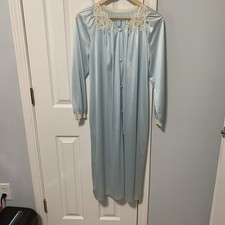 Miss Elaine  s Dressing Gown Robe Vintage Union Tag Large