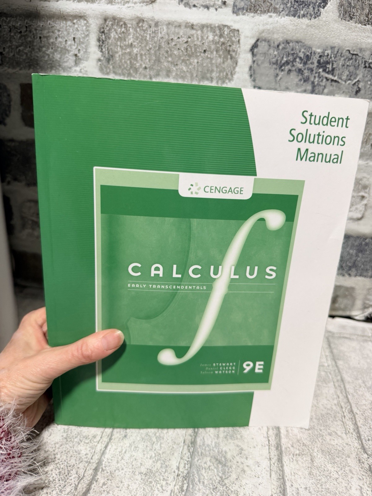 Calculus 9E Student Solutions Manual Chapters 1-11 for Stewart/Clegg/Watson's