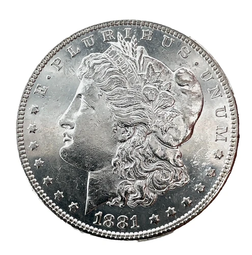 1881 PL Proof -Like Morgan Dollar BU/Unc. 90% Silver $1 US Coin # 2346
