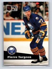 1991-92 Pro Set - Pierre Turgeon #15 Buffalo Sabres Hockey Card