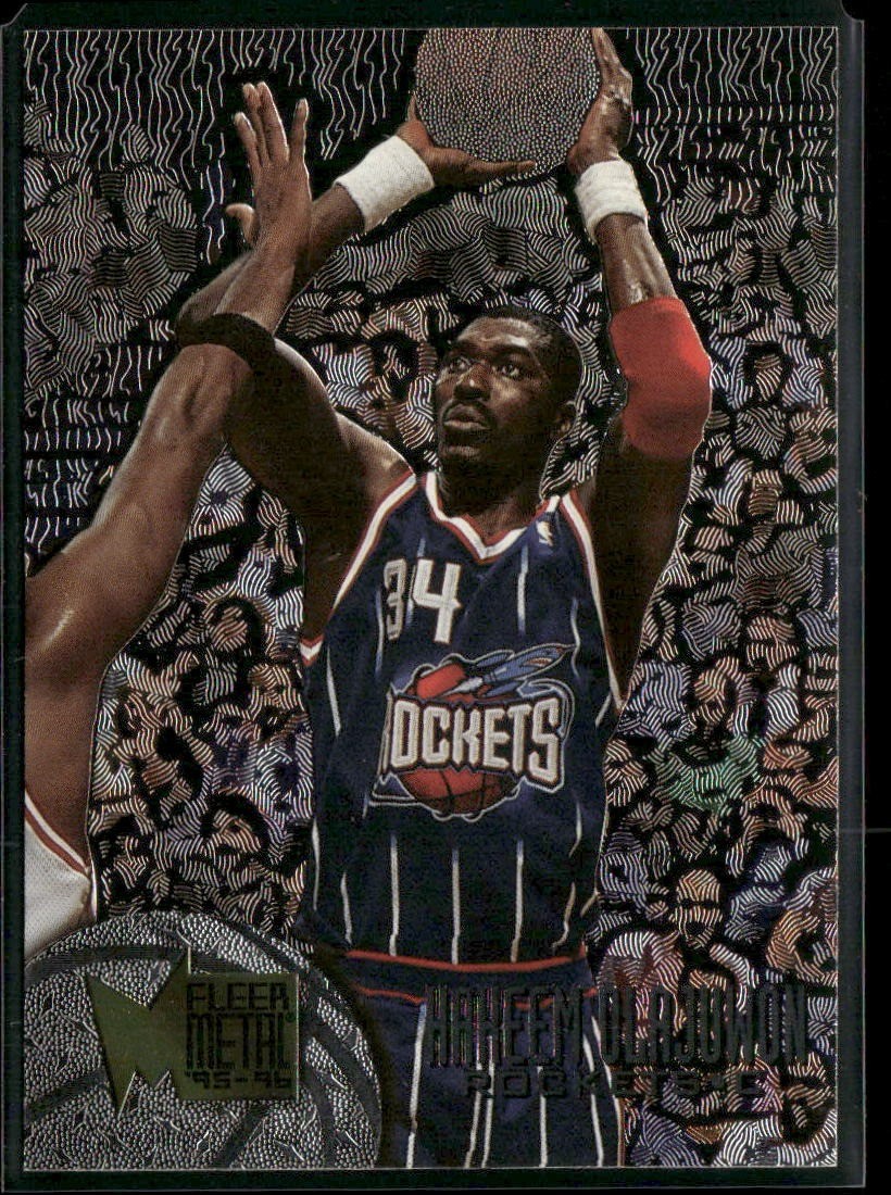 Hakeem Olajuwon 1995-96 Fleer Metal #154 Z3