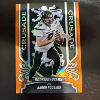 2023 Panini Rookies & Stars Crusade Aaron Rodgers #CR-18 Orange Prizm /25