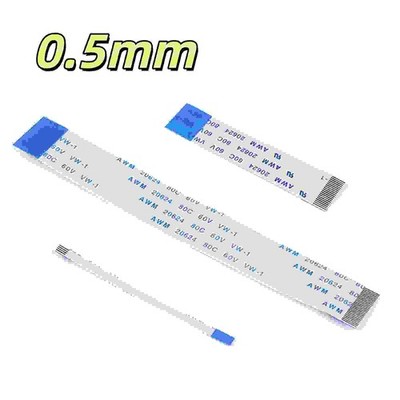 FPC FFC Flachbandkabel Flat Kabel 0.5mm Pitch, 4-80 Pin,Vorwärts/Rückwärts