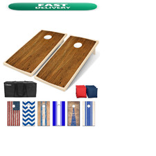 Gosports 4 X 2 Ft Craftsman Design Cornhole Game Set - Two 4 X 2 Ft Boards 8