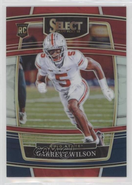 2022 Select Draft Picks Concourse Tri-Color Prizm Garrett Wilson Rookie RC 0e1b