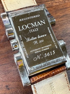 LOCMAN R.500 Automatic Watch Vintage Brown Latin Rubber Strap
