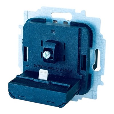 Busch-Jaeger 6473 Ladeschale PowerDock Set / Apple Lightning inkl. Einsatz