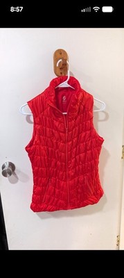 GGBlue zip up Luxe Sport, Heritage Quilted Puffer Vest, Women's Size Small