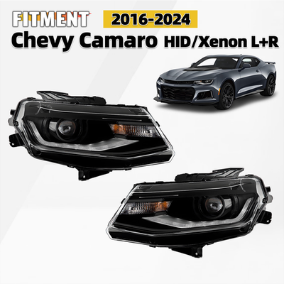 #ad For 2016 2024 Chevy Camaro HID Xenon Headlight w o Level Control LeftRight Pair $239.99