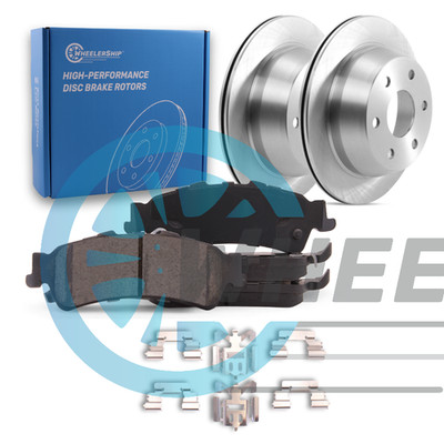Rear Brake Pad and Rotor Kit for GMC Sierra 1500 Chevrolet Silverado 1500 Tah...