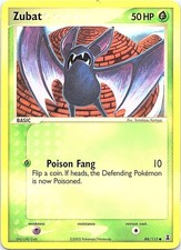 Zubat Common EX Delta Species 88/113 NM