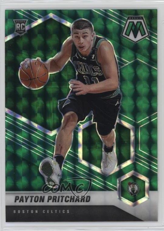 2020-21 Panini Mosaic Rookie Green Mosaic Prizm Payton Pritchard #210 02ez