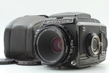 Final Late Black N MINT w/ Case Zenza Bronica S2A P.C 75mm f2.8 From JAPAN