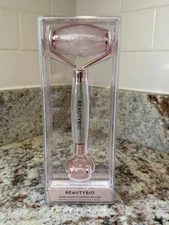 BEAUTY BIO Rose Quartz Stone Face+Eye+Body Roller NEW/ SEALED BOX