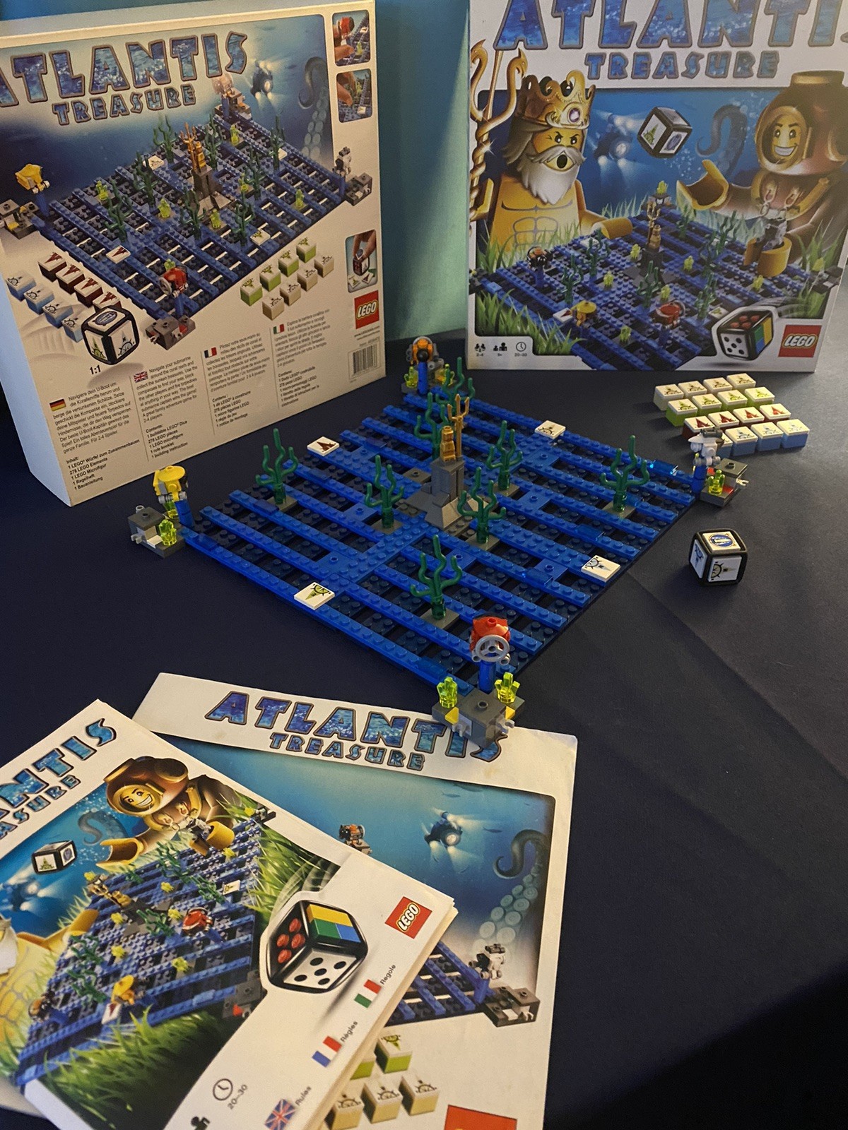 LEGO Games: Atlantis Treasure (3851) Great Condition And Complete