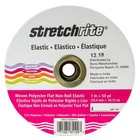 Singer Notions Stretchrite Non-Roll Flat Elastic 1"X50yd-White