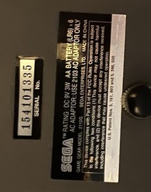 VINTAGE TESTED SEGA Game Gear Game Console & Super Wide Gear Screen /Bag /Games