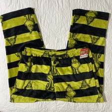 NWT Men's Dr. Seuss The Grinch Fleece Pajama Pants, XL Sleep Lounge