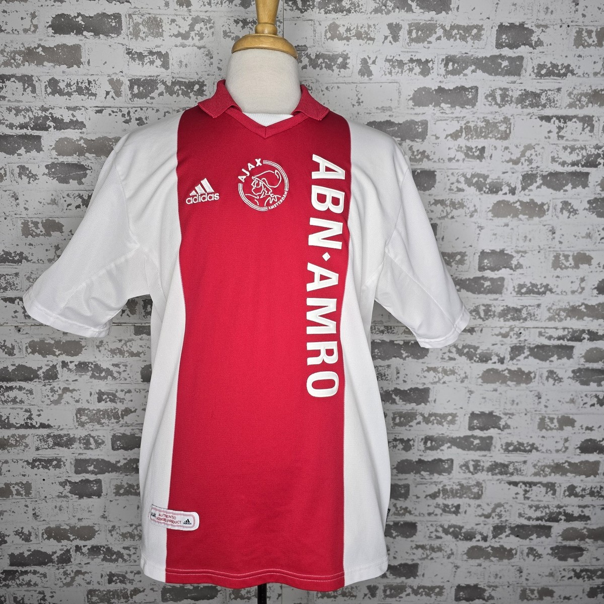 AJAX 2001 2002 HOME SHIRT FOOTBALL SOCCER JERSEY ADIDAS 699654