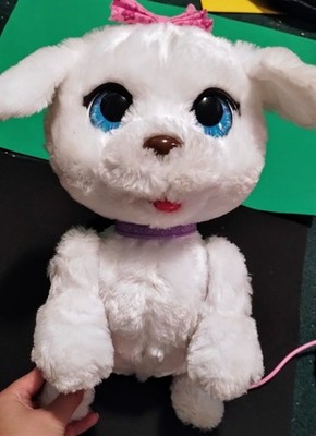 FurReal Friends Gogo My Dancing Pup Pet Plush White Interactive Kids Toy -WORKS