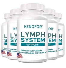 Lymph System Support Capsules,Flush Out Toxins,Healthy Lymph Support 