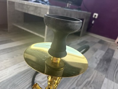   Exklusive Shisha-Komplettausstattung   NEU & UNBENUTZT   Schwarz/Gold Premium