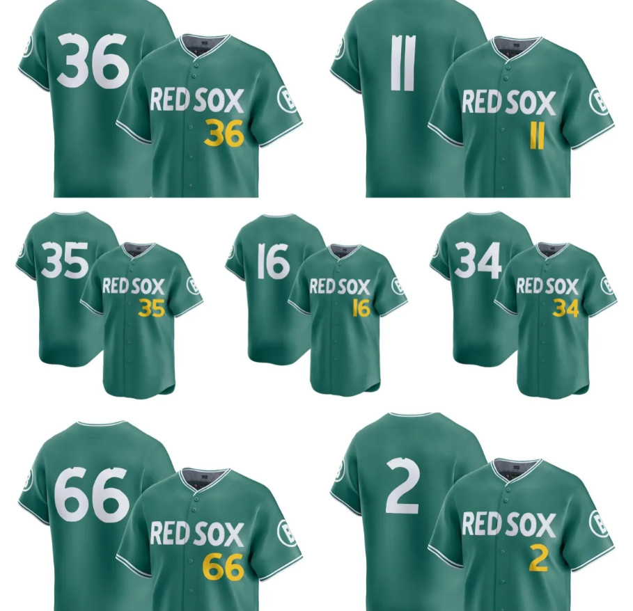 HOT! Boston Red Sox Green City Connect 2026 Baseball Jersey Fan Shirt All Size