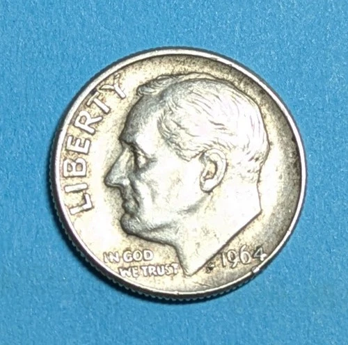 1964-D  Roosevelt Dime - Average Circulated Condition