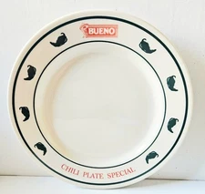 Vintage Homer Laughlin China Restaurant Ware 11" Plate BUENO HATCH CHILI N.M.