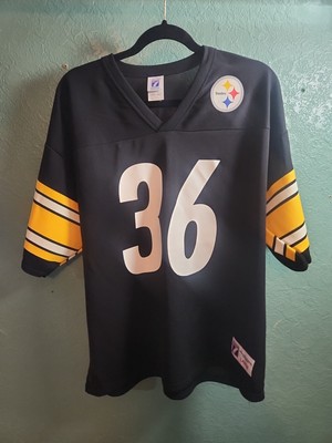 Vintage Pittsburgh Steelers Jerome Bettis #36 Logo Men's Black