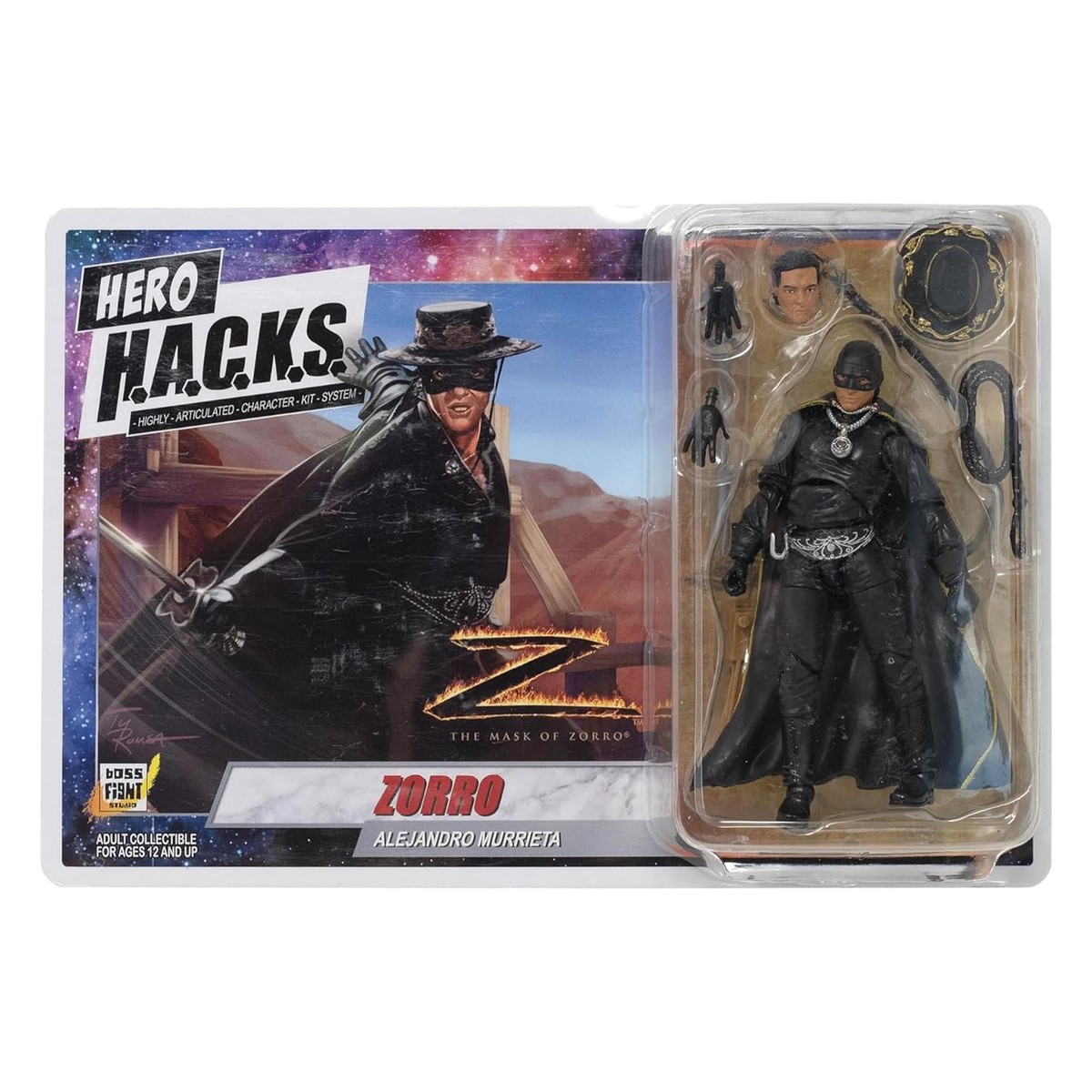 The Mask of Zorro Hero H.A.C.K.S. Action Figure | Alejandro
