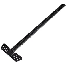 Woodworking T-Square 24 Inch Aluminum Alloy T Square Ruler 1/32" Hole Scrbing...