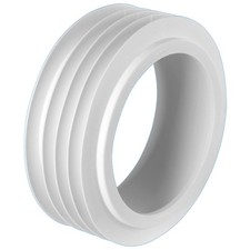 McAlpine WC-OUTLET WC Connector Seal For WC pan outlet and soil pipe, White