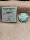 2018 ~ BITCOIN CRYPTO SERIES ~ SILVER SHIELD ~ 1oz .999 SILVER ROUND ~ BU