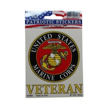 United States Marine Corps Veteran Sticker Decal - Window Car OFFICIAL S016