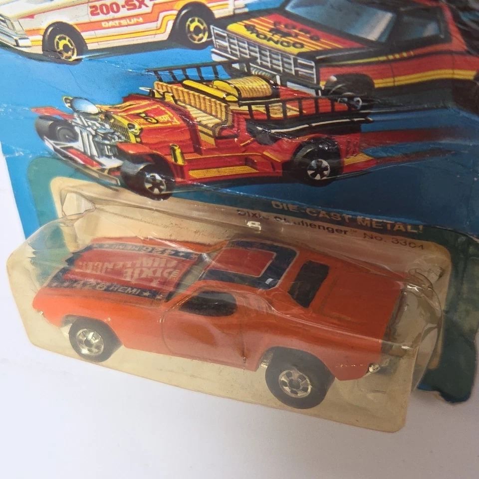 De colección Hot Wheels 1970 Dixie Challenger 426 HEMI Black Wall Mattel - Limpio - NUEVO Foto 2 de 4
