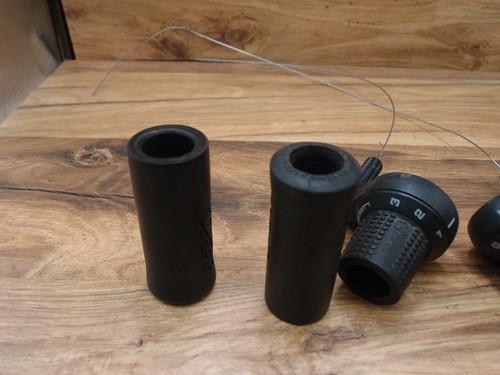 1990's MTB grip shift set SRT 600 speed 3 x 8 + grips PRO GRIP - Picture 4 of 11