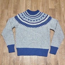 Vintage Woolrich Heart Wool Sweater Size Medium